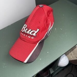 Vintage 2003 Bud Racing Hat Front  Logo One size fits all Nascar Flaw